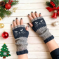🎁 Promotion du dernier jour 42 % DE RÉDUCTION 🐱 Gants tricotés pour femmes avec motif chat — Pour des mains au chaud et des doigts libres 🧶