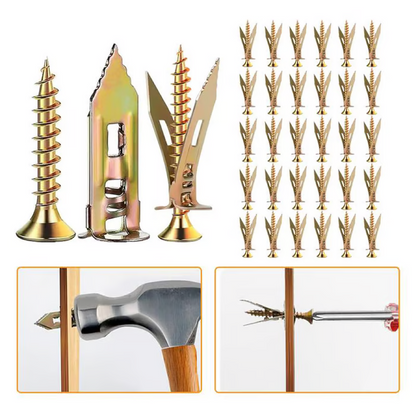 💥 -50% cette semaine uniquement !🧰 Kit complet d’ancrages pour cloisons sèches – Vis autoperceuses en acier zingué, ultra-résistantes et faciles à installer