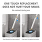💎50% DE RÉDUCTION ! 💎 Ensemble de Brosses de Toilette Jetables à Fixation Murale – Hygiénique, Élégant & Gain de Place