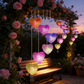 🌟 PROMO 50% DE RÉDUCTION ! ✨ Carillon Éolien Solaire à LED – 7 Couleurs Changeantes, Panneau Solaire Intégré, Déco Jardin ✨