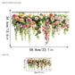 💎 50% DE RÉDUCTION ! 💎 Lot d’Autocollants Vitrophanie Bouquet de Fleurs – Double Face, Amovible Sans Résidu & Découpable à Souhait 🌸