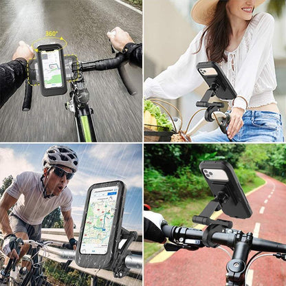 🚲 PROMO -50% ✨ Support Téléphone Étanche Vélo & Moto — Rotatif 360° 📱