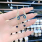 🦚 PROMO LIMITÉE 50% DE RÉDUCTION ! ✨ Boucles d'oreilles Paon – Dorées, Pendantes, Strass, Cadeau 🎁