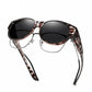 💎 50% DE RÉDUCTION ! 💎 Lunettes de Soleil Oversize « Œil de Chat » 2026 – Verres Polarés UV400, Portables par-dessus les Lunettes de Vue
