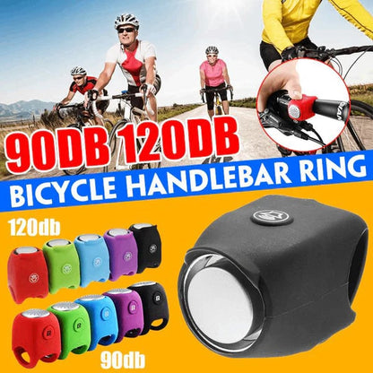 🚲 50% DE RÉDUCTION! 📢 Klaxon vélo 120 dB – 6 sonneries, léger & résistant à l'eau ✨