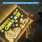 🎉 Illuminez vos idées avec notre tableau d'affichage LED en acrylique ! ✨ Tableau effaçable + 7 stylos, support ajustable & éclairage doux 🎨💡