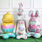 💎 50% DE RÉDUCTION ! 💎 Ballons 3D sur Pied pour Pâques – Lapin, Carotte, Poussin & Œuf Géants en Aluminium, Auto-Stables & Réutilisables 🐣🥕