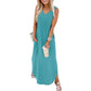 🏖️ PROMO FLASH : -50% ! 🔥 Robe d‘Été Femme Maxi – Légère, Fluide avec Poches & Fente Latérale pour Tous Vos Moments Soleil 👗