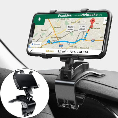📱 PROMO -50% ✨ Support Téléphone Multifonctionnel — Prise Sûre & Rotation 360° 🚗