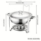 🍽️ 55% DE RÉDUCTION ! Ensemble de Buffet Inox Pro – 2 Réchauds 5L, Design Élégant & Chaleur Longue Durée ✨