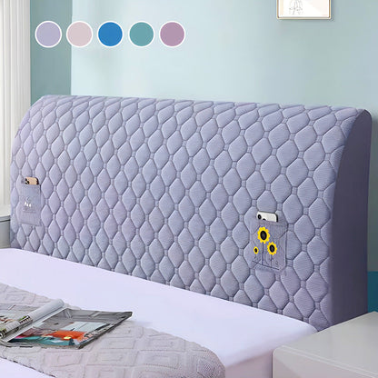 🛏️ LIMITÉ : JUSQU'À -50% ! Housse de Tête de Lit en Velours Rembourré – Installation Instantanée & Élégance ! 🎀