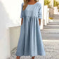 💎 60% DE RÉDUCTION ! 💎 Robe Décontractée en Coton-Lin pour Femme – Col Rond, Poches & Coupe Ample | Légère, Respirante & Élégante 🌿👗