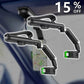 🎉 Promo –50% ! 🚗 Support Téléphone Voiture à Bras Réglable – Rotation 360°, Pince Puissante, Pour Téléphones 50–100 mm ✨