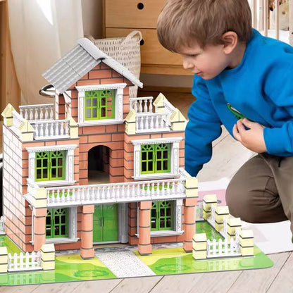 🔥214 pièces - Ensemble de jouets de construction et de simulation à monter soi-même pour enfants🔥🔥