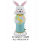 💎 50% DE RÉDUCTION ! 💎 Ballons 3D sur Pied pour Pâques – Lapin, Carotte, Poussin & Œuf Géants en Aluminium, Auto-Stables & Réutilisables 🐣🥕