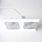 💡 PROMO LIMITÉE 50% DE RÉDUCTION ! 💥 Ventilateur Plafond Double Tête LED – Double Flux, Télécommande, Moteur Silencieux ✨