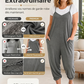 👗 PROMO LIMITÉE 50% DE RÉDUCTION ! ✨ Combinaison Salopette Bretelles Spaghetti – Coupe Ample, Tendance, Polyvalente 🌿