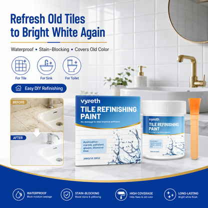 🖌️ PROMO -50% ✨ Peinture Rénovation Carrelage Blanc – Sans Dépose, Imperméable 🛁