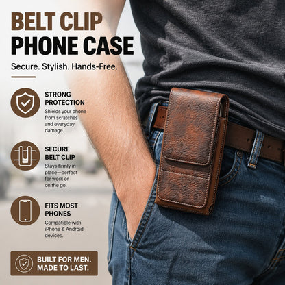 🎉 Soldes 2026 — Plus de 37000 Vendues ! 💰 Porte-téléphone à ceinture avec fermeture magnétique solide