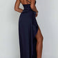 👗 PROMO FLASH 50% SUR LA ROBE LONGUE ! ✨ Robe Satin Une Épaule avec Fente – Élégante, Cintrée & Sensuelle 🌹