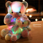 📢📢50% de réduction ! 🧸 Ours en peluche doux avec lumières LED colorées – Câlin lumineux pour enfants & décor apaisant ! ✨