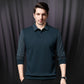 💎 60% DE RÉDUCTION ! 💎 Chemise à Col Rayé Faux 2 Pièces – Coton Respirant, Confort Automne/Hiver & Style Élégant 🍂👔