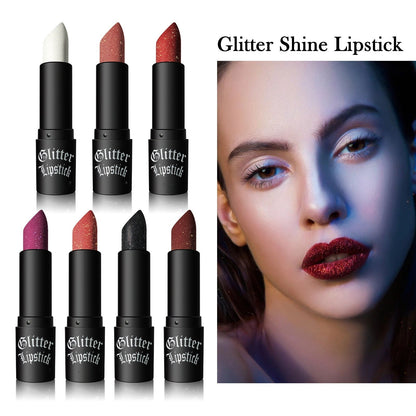 💎 44% DE RÉDUCTION ! 💎 Rouge à Lèvres Mat Permanent avec Fines Paillettes – Tenue 12h, Éclat Subtil & 7 Teintes Vibrantes 💄✨
