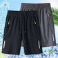 💎 -50% SUR LE SHORT ÉLASTIQUE HOMME ! 💎 Tissu Respirant, Poches Zippées & Ceinture Réglable ✨