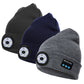 🎁 Offrez à votre bien-aimé ce chapeau Bluetooth 3-en-1 ! Bonnet tricoté avec lampe LED + écouteurs – Chaleur, musique & sécurité mains libres ❄️🎧💡