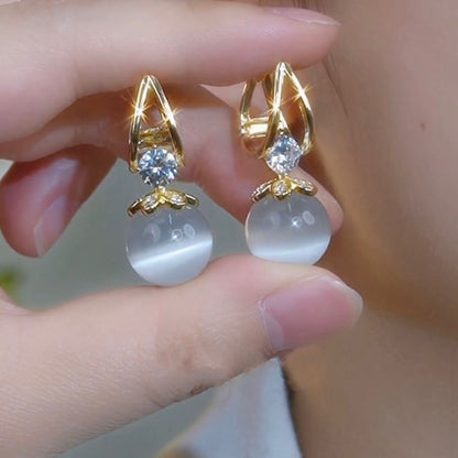 💎 60% DE RÉDUCTION ! 💎 Boucles d’oreilles Pendantes en Perles Étincelantes – Perles Synthétiques & Strass Scintillants pour un Éclat Intemporel ✨🌼