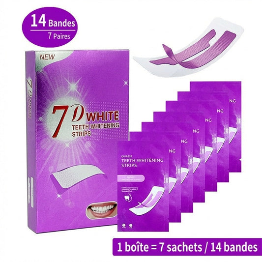 💎42% DE RÉDUCTION ! 💎 Bandes Blanchissantes PAP+ – Formule Avancée, Traitement Rapide & Saveur Menthe Fraîche