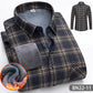 🔥 50% DE RÉDUCTION ! ✨ Chemise Homme Épaissie à Rayures pour Automne/Hiver - Double Couche Isolante, Chaleur 360°, Équivalent à 3 Chemises Classiques 👔❄️