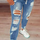👖 OFFRE FLASH : 50% DE RÉDUCTION ! ⚡ Jean Skinny Stretch à Taille Ajustable – Tissu Élastique, Effet Remodelant & Coupe Parfaite ✨