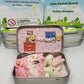 💎 ACHETEZ 1, OBTENEZ 1 GRATUIT ! 💎 Peluche Lapin Maman & Bébé dans Boîte Métallique – Cadeau de Pâques Mignon & Collectionnable 🐇🎁