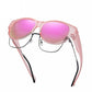 💎 50% DE RÉDUCTION ! 💎 Lunettes de Soleil Oversize « Œil de Chat » 2026 – Verres Polarés UV400, Portables par-dessus les Lunettes de Vue
