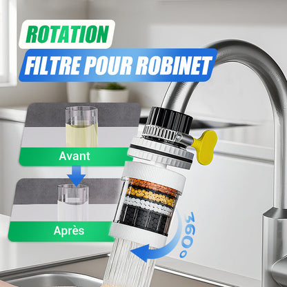 💧 50 % de réduction ! Filtre de robinet amélioré en coton PP – Purifie l’eau du robinet, élimine chlore, calcaire & impuretés, installation en 10 secondes ! 🚰✨