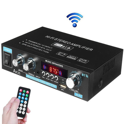 🎵 PROMO LIMITÉE 50% DE RÉDUCTION ! ✨ Ampli Stéréo AK35 – Bluetooth 5.0, 30W, USB/SD/AUX/FM, Télécommande 🎶