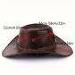 🤠 PROMO LIMITÉE 50% DE RÉDUCTION ! ☀️ Chapeau Cowboy Anti-UV Respirant – Large Visière, Détails Rivets, Taille Unique 🏕️