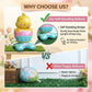 💎 50% DE RÉDUCTION ! 💎 Ballons 3D sur Pied pour Pâques – Lapin, Carotte, Poussin & Œuf Géants en Aluminium, Auto-Stables & Réutilisables 🐣🥕