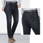 👖 PROMO LIMITÉE 50% DE RÉDUCTION ! 💥 Jean Homme Taille Haute Coupe Droite – Élastique, Respirant, Silhouette Flatteuse ✨