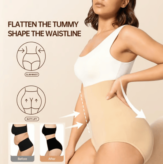 🔥 Achetez 1, Obtenez 1 Gratuit ! ✨ Culotte Gainante Haute Taille - Effet Ventre Plat, Confort Respirant, Invisible sous les Vêtements 👙✨