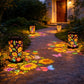 💎 -54% SUR LANTERNE SOLAIRE AJOURÉE ! 💎 Motifs Tournesols & Papillons, Étanche & Éclairage Magique pour Jardin