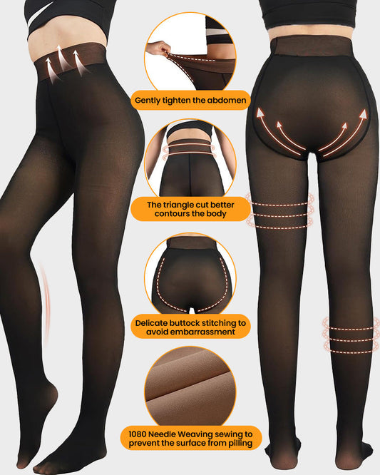 💎 -50% SUR LE LEGGING POLAIRE SANS COUTURE ! 💎 Effet Gainant, Chaleur Douce & Silhouette Parfaite pour l'Hiver ❄️