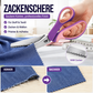 ✂️ PROMO LIMITÉE 50% DE RÉDUCTION ! 🧵 Ciseaux multifonctions en zigzag – Créatif, Ergonomique 🎁