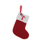 🔥SOLDES -48 % DE RÉDUCTION🔥  Chaussettes en tricot douillettes, sac cadeau brodé en forme de bonbon, chaussette de Noël avec lettre