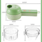🔪 PROMO LIMITÉE 50% DE RÉDUCTION ! ✨ Coupe‑légumes électrique portable 4‑en‑1 – Multifonction, Ergonomique, Facile à nettoyer 🥕