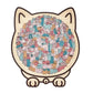 🎅Soldes de Noël 55 % de réduction🐱Puzzle en bois représentant un chat aux couleurs Morandi, 135 pièces🎁