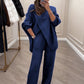 💎 50% DE RÉDUCTION ! 💎 Ensemble 2 Pièces Femme – Pull Asymétrique + Pantalon Large, Style Élégant & Confort Absolu (Soldes d’Hiver) 🎁🧥