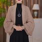 💞Veste-châle ajourée en maille tendance