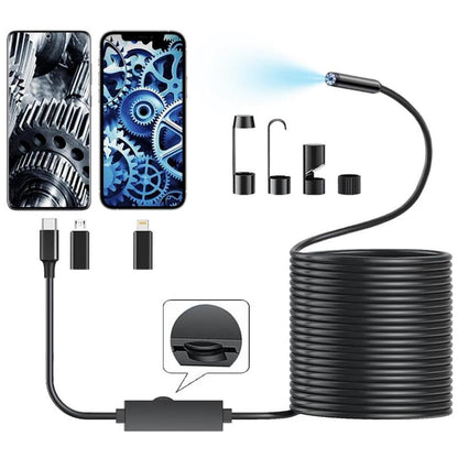 🔍 PROMO LIMITÉE 50% DE RÉDUCTION ! ✨ Caméra Endoscope HD TechView™ 1920P pour iPhone et Android – Étanche, Lumineuse, Polyvalente 🛠️